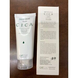Capstay Deep Pure Cica Foam Cleanser 5.7 oz Made in Korea